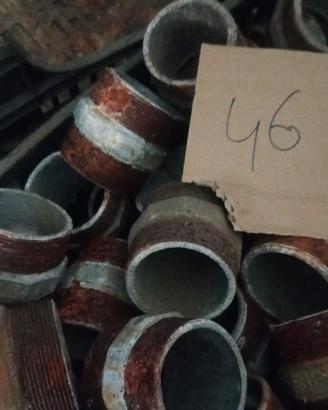 Raccordo M/M in ghisa mal. zinc. da 2 pollici