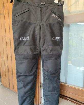 pantaloni moto donna 