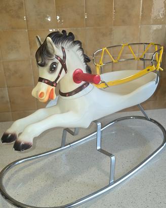 cavallo a dondolo vintage 60/70