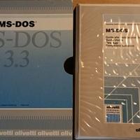 MS DOS 3.3 MANUALI OLIVETTI Vintage retrò computer