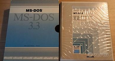 MS DOS 3.3 MANUALI OLIVETTI Vintage retrò computer