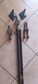 Doppio bastone per tende