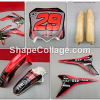 KIT PLASTICHE HONDA CRF 450 2009 2010 CR F 2011