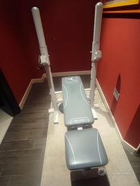 panca con bilanciere 