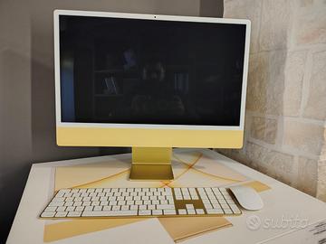 Apple iMac 24” M1 Gold/Giallo – 16GB RAM – 512GB S