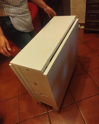 NORDEN TAVOLO A  RIBALTA BIANCA 