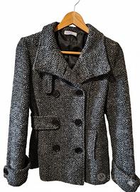 Caban da donna grigio 