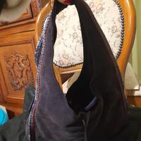 Borsa con 2 manici in camoscio Francesco Biasia