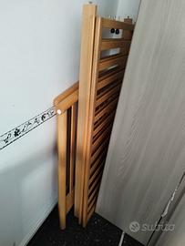 Lettino Bimbitaly colore noce