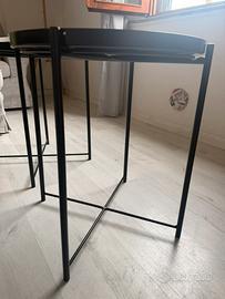 Tavolini IKEA Gladom nero – 10€ cad. o set da 3