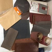 Carta vetrata e smeriglio: assortimento