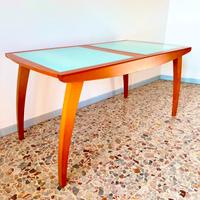 Tavolo allungabile CALLIGARIS legno e vetro temp.