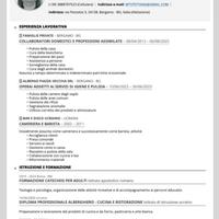 Ruolo desiderato: Addetta alla reception / Segrete