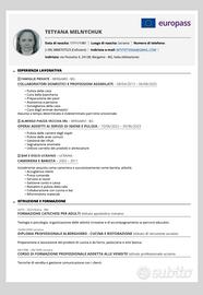 Ruolo desiderato: Addetta alla reception / Segrete