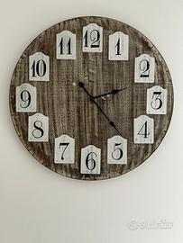 Orologio in legno Diametro 80cm