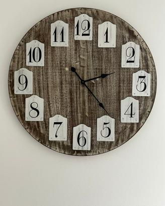 Orologio in legno Diametro 80cm