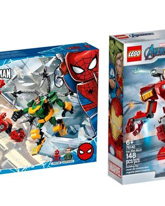 LEGO 76198 Marvel Spider-Man 76140 Iron Man