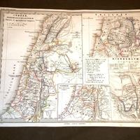 Carta geografica (Menke 1865) IUDAEA PHOENICE SYRI