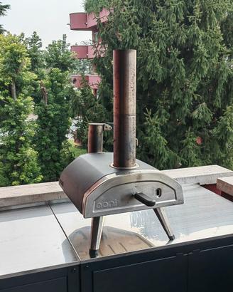 Forno pizza a pellet Ooni Fyra 12 con scatola