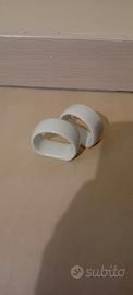 coppia portatovaglioli in ceramica