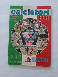albun figurine calciatori panini 74 / 75