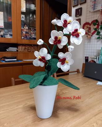 orchidea amigurumi 