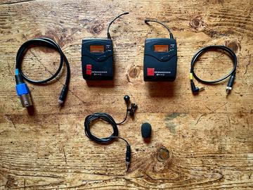 kit SENNHEISER radiomicrofono ew100 G3 lavalier
