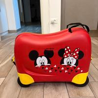 Trolley Samsonite cavalcabile Topolino e Minnie