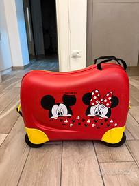 Trolley Samsonite cavalcabile Topolino e Minnie