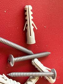 100 tasselli fisher con vite testa bombata 8x40
