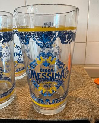 Bicchieri birra Messina