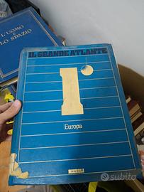 Grande Atlante Vol 1 Europa Rizzoli Vintage Anni70