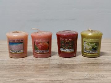 Lotto 4 candele profumate Yankee Candle originali 