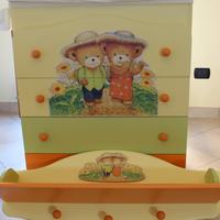 Fasciatoio + Bagnetto + Cassettiera + Appendino