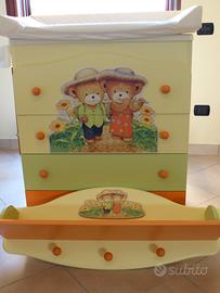 Fasciatoio + Bagnetto + Cassettiera + Appendino