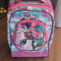 Zaino Trolley Scuola  SEVEN SJ GIRL tema Unicorno
