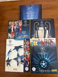 Cinque album Figurine Panini Champions League