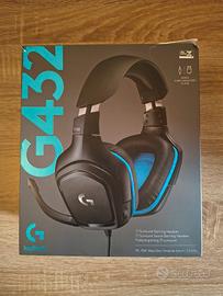  LOGITECH G432 CUFFIE DA GAMING OVER-EAR 3,5mm/USB