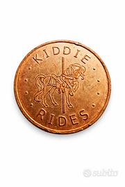 Gettone vintage Kiddie Rides Tecnotroni LGI