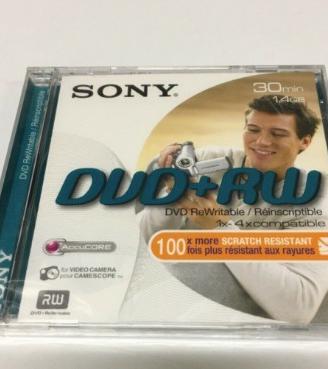 Dvd+rw 30 min. Sony