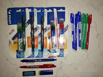 Biro cancellabili Pilot Frixion e Tratto Cancellik