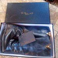 stivali vera pelle donna via Roma 15  2568 neri 40