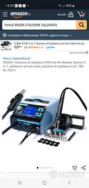 Stazione saldante aria calda saldatore Yihua 992DA