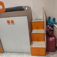 Nuovissima stanza con letto a castello.