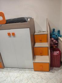 Nuovissima stanza con letto a castello.