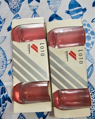 14 . BORMIOLI  bicchieri e bicchierini (14 PEZZI)