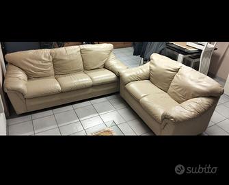 divano  vera pelle