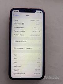 iPhone XR red 128 gb
