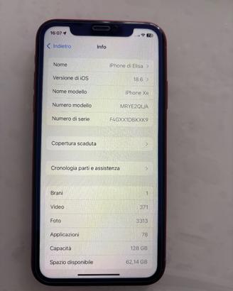 iPhone XR red 128 gb