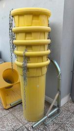 Scivolo per detriti completo.